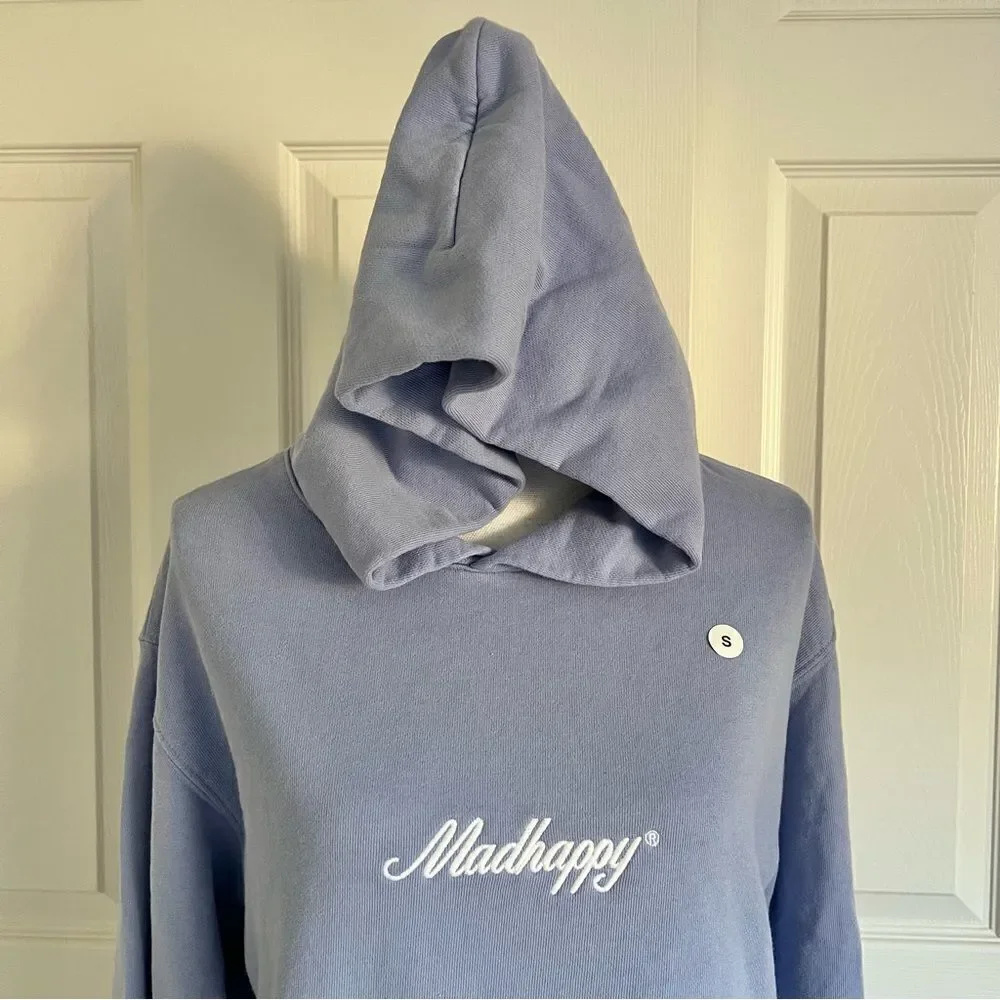 Madhappy Unisex Classic Cotton Hoodie in Lilac / Lavender Small NEW